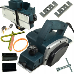 Strug Elektryczny Hebel Do Drewna 1450W  Zestaw